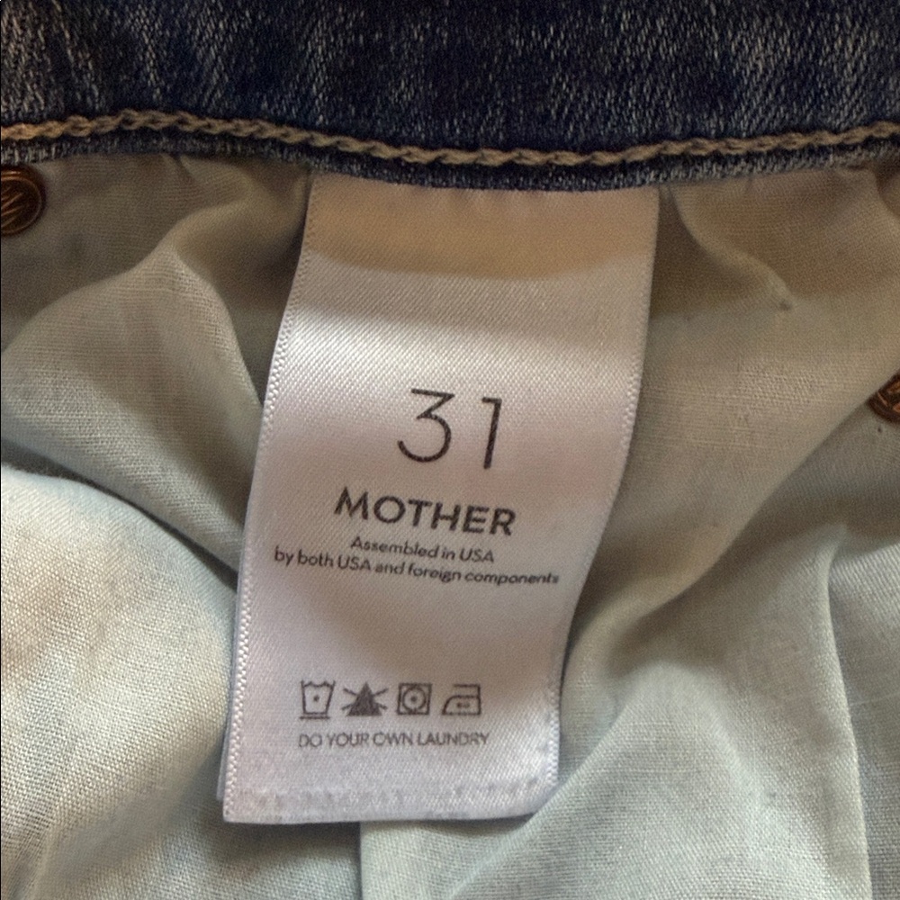 MOTHER The Mid Rise Dazzler Ankle in We the Animals color - Picture 5 of 9